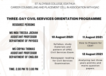 Three-Day Civil Services Orientation Program