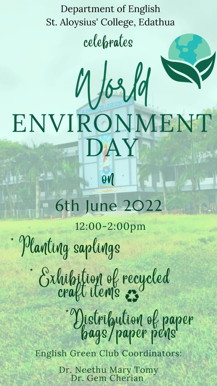 On 6th June 2022, an exhibition of recycled craft items was held at the Department of English from 12.00-2.00 pm.